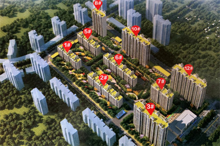 出售龙都黄海·龙悦府3室2厅2卫129.1平毛坯房